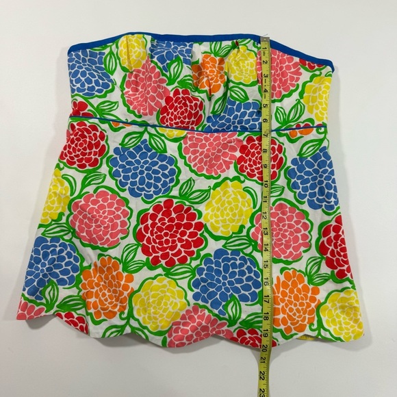 Lilly Pulitzer Cael Strapless Tube Top Multicolor No Straps - Picture 7 of 8